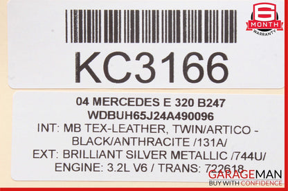 03-09 Mercedes W211 E320 Front Left Tweeter Speaker Cover Black OEM