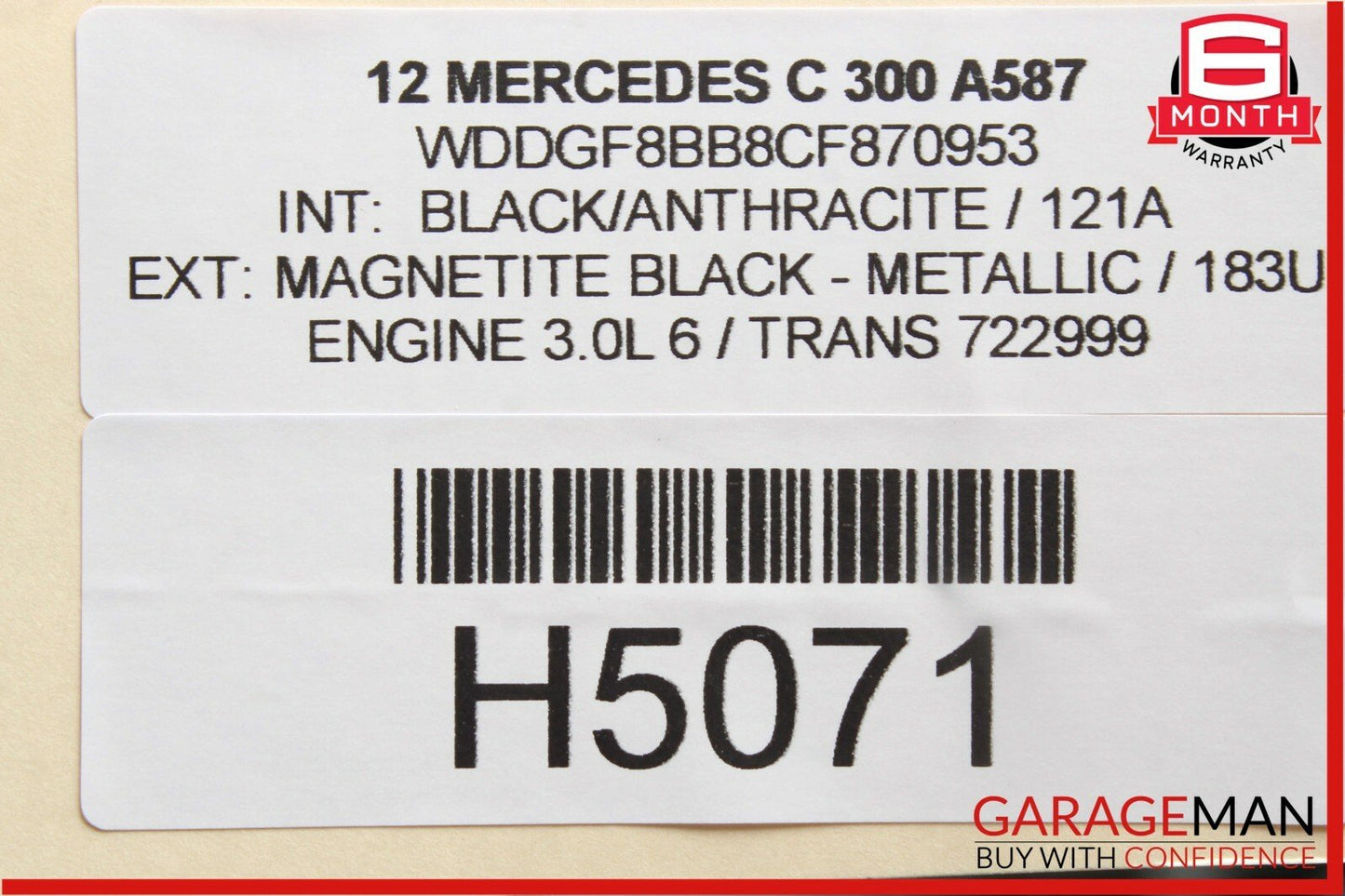 08-14 Mercedes W204 C300 C250 Front Right Passenger Side Door Control Module OEM