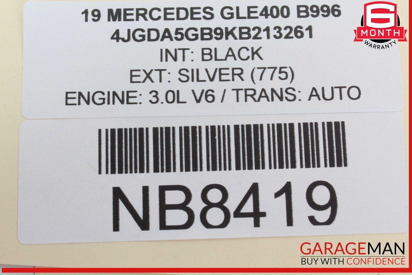 16-19 Mercedes W166 GLE400 Rear Sam Signal Acquisition Control Module Unit OEM