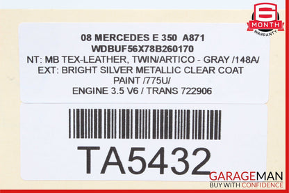 03-09 Mercedes W211 E350 E320 Front Right & Left Door Corner Speaker Set Gray