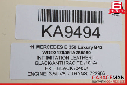 10-18 Mercedes W212 E350 E550 CLS550 Rear Overhead Dome Light 2128205001 OEM