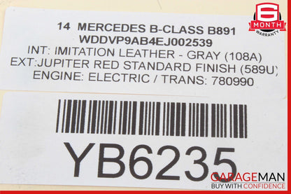 14-17 Mercedes B-Class W242 W246 Electronic Network Gateway Control Module OEM
