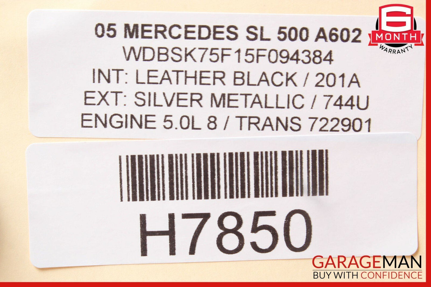 01-08 Mercedes C230 CLK320 SL500 Anti Theft Alarm Module 2118209126 OEM
