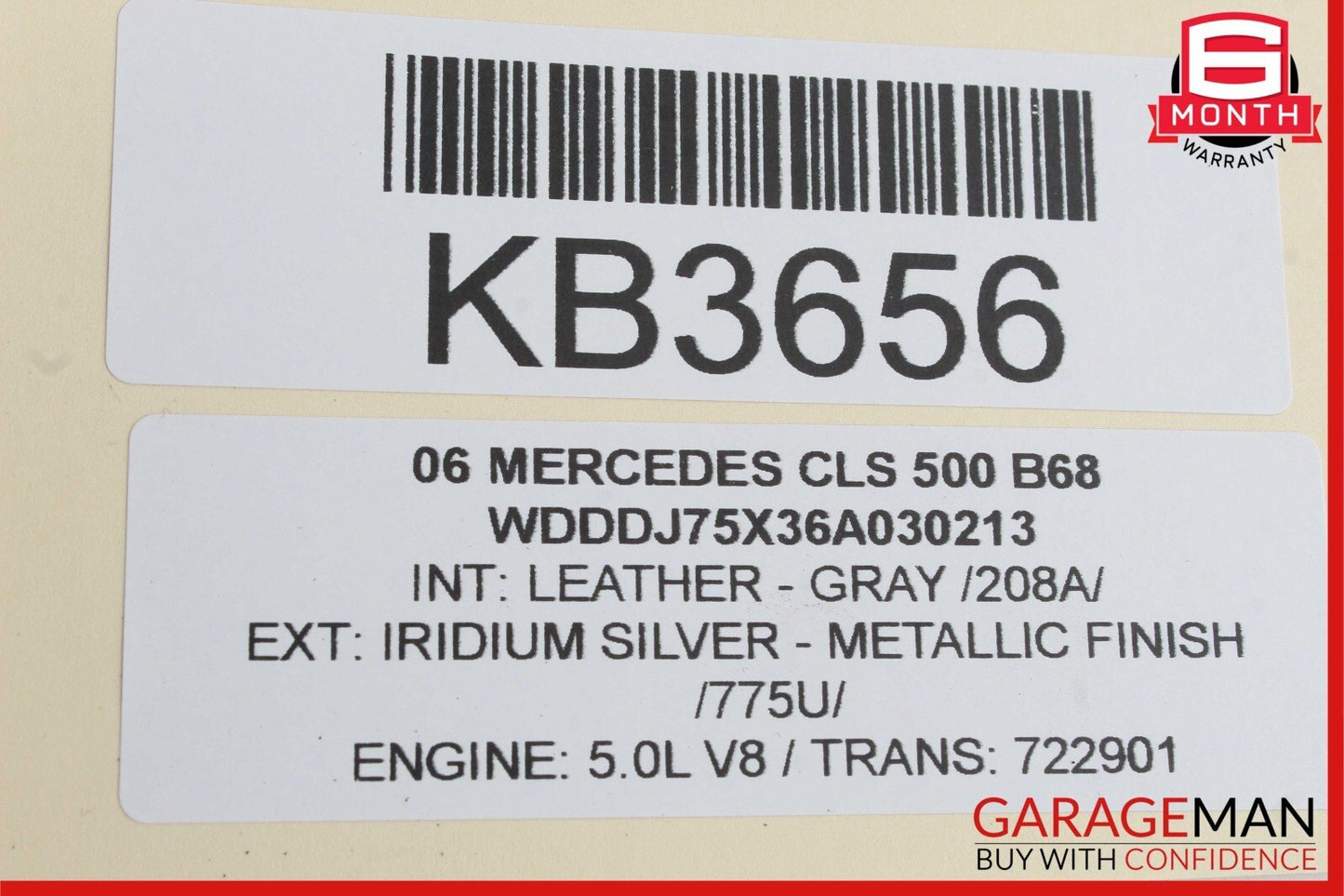 06-11 Mercedes W219 CLS500 CLS550 Rear Left Driver Door Lock Latch Actuator OEM