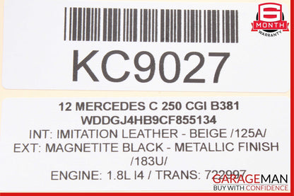 08-16 Mercedes X204 C250 C300 Front Right Side Door Window Regulator Motor Unit