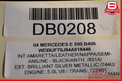 Mercedes E500 CLS500 CLK500 5.0L V8 Complete Engine Motor Block Assembly 202k