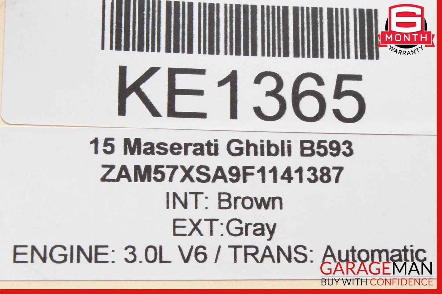 14-17 Maserati Ghibli Speedometer Odometer Instrument Cluster Gauge Assembly OEM