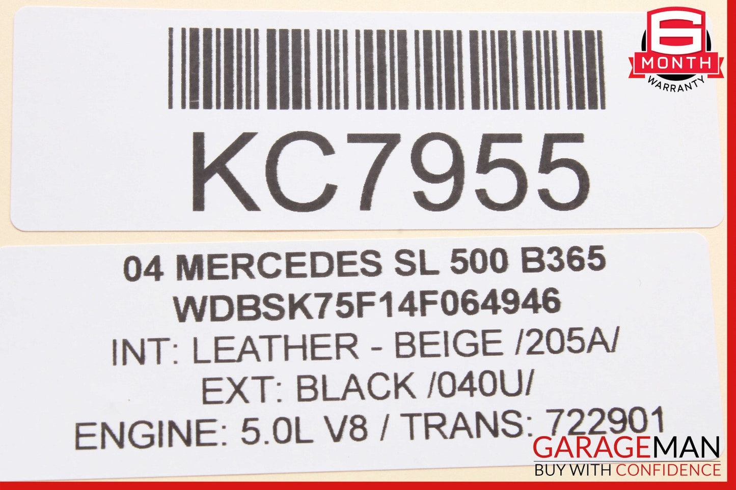 00-06 Mercedes R230 SL500 S55 AMG Voice Command Control Module OEM