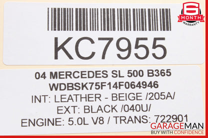 00-06 Mercedes R230 SL500 S55 AMG Voice Command Control Module OEM