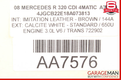 06-12 Mercedes W251 R320 GL320 GL450 ML550 Ipod Interface Control Module OEM