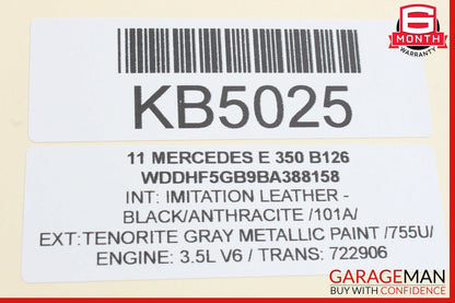 10-13 Mercedes W212 E350 Front Right Exterior Door Handle OEM