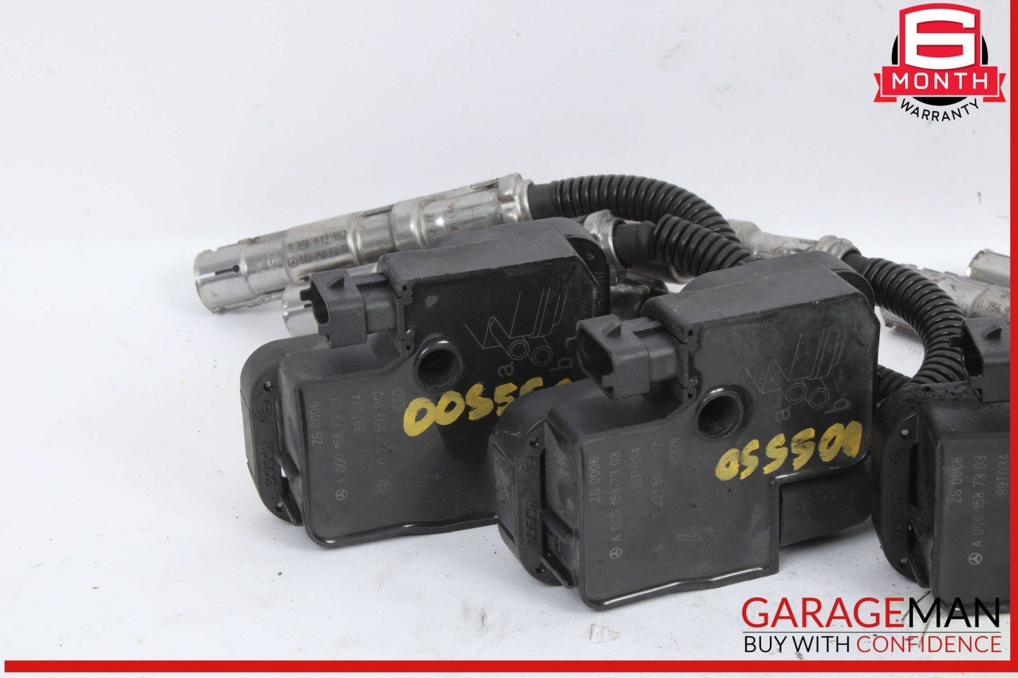 98-11 Mercedes W220 S500 CLK500 CLS55 AMG Ignition Coil Set of 8 0001587303 OEM