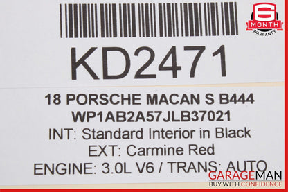 15-18 Porsche Macan 95B Auto Tranny Floor Gear Shifter Selector Box Lever Rod
