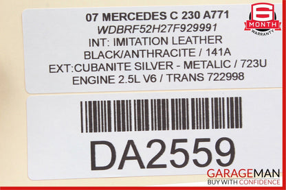 01-07 Mercedes W203 C230 Front Right & Left Side Door Sound Audio Speakers Set