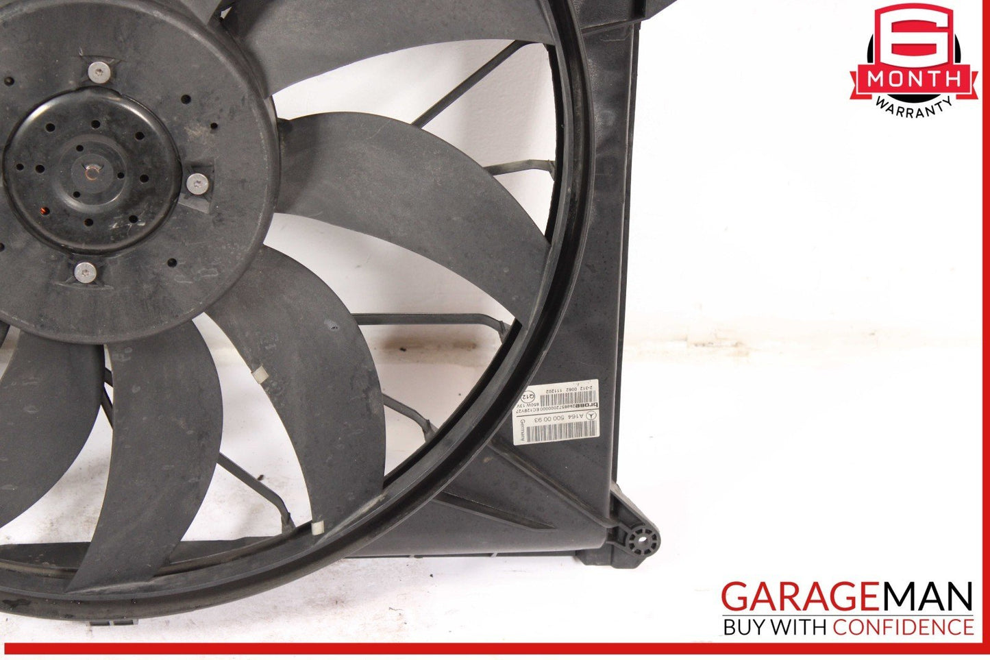 06-13 Mercedes X164 GL450 ML350 Engine Motor Radiator Cooling Fan Assembly OEM