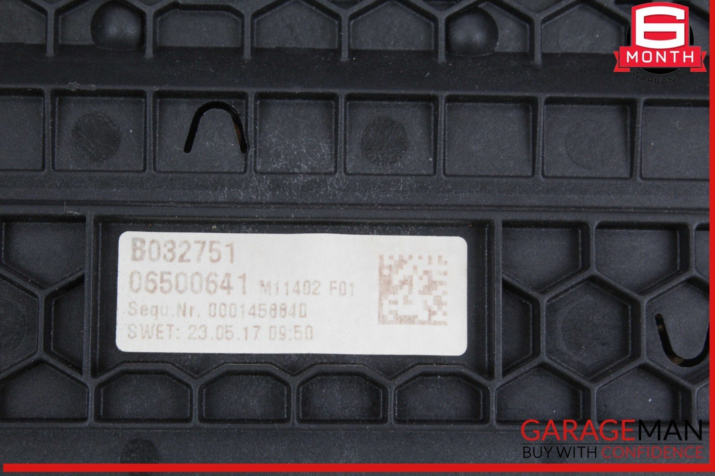 17-20 BMW 530E AC A/C Climate Control Audio Radio Switch Panel 6834437 OEM