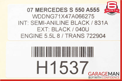 06-10 Mercedes CLK350 E350 S550 Front Right Engine Timing Chain Valve Cover