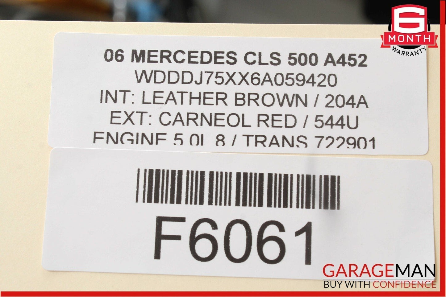 03-11 Mercedes W219 CLS500 E550 ML500 Front Left Seat Control Module OEM