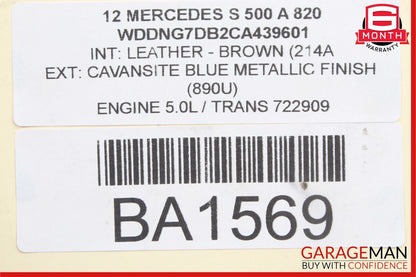 10-13 Mercedes W221 S500 S400 Park Assist Parktronic Sensor Module Control OEM