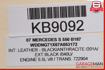 07-13 Mercedes W221 S550 CL550 Rear Trunk SAM Fuse Box Relay Block Assembly OEM