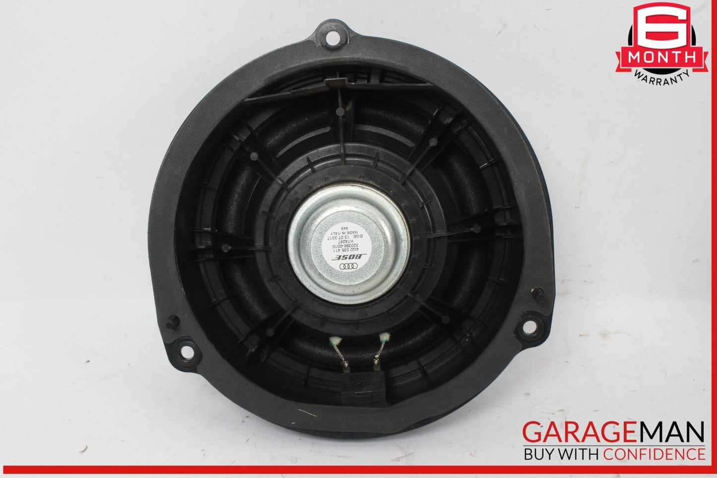 12-18 Audi A6 Rear Left and Right Side Door Audio Sound Speaker Set 4G0035411