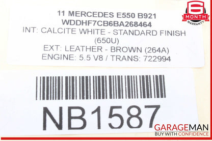 10-16 Mercedes W212 E550 ESP ABS Anti Lock Brake Pump 2124314712 OEM