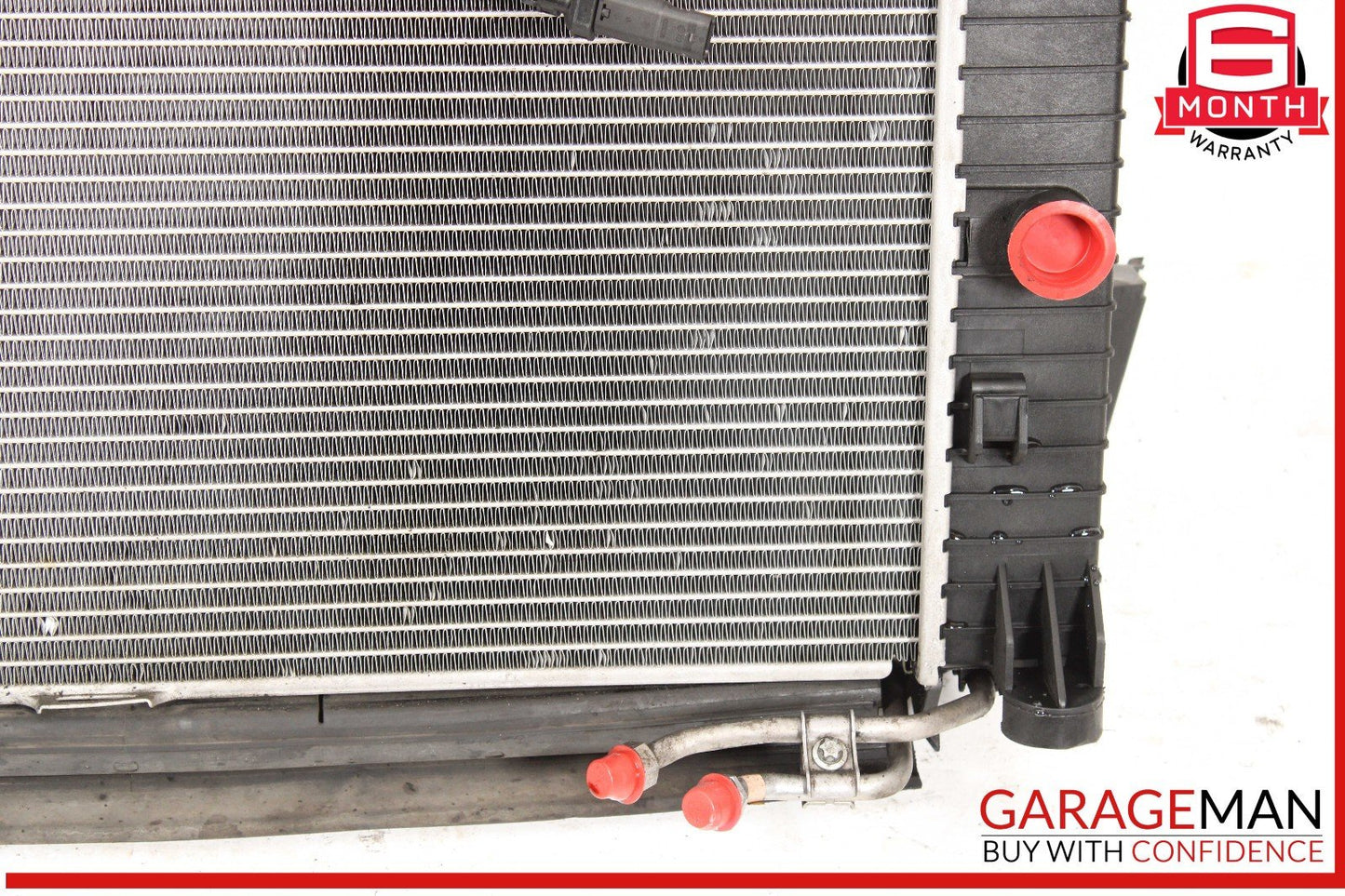 06-09 Mercedes W211 E350 Engine Water Cooling Radiator A/C Air AC Condenser OEM
