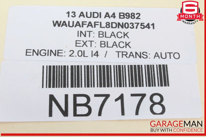 13-16 Audi A4 Front Right Passenger Side Glove Box Storage Compartment Black OEM