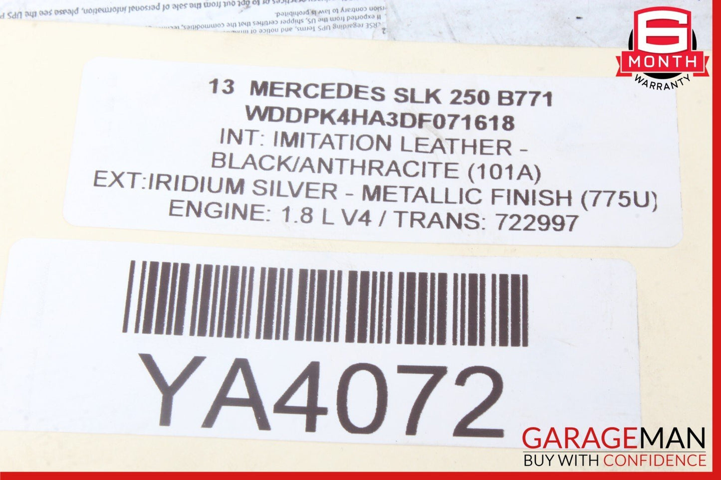 12-20 Mercedes R172 SLK250 SLC300 Rear Left Wheel Spindle Knuckle Hub Bearing