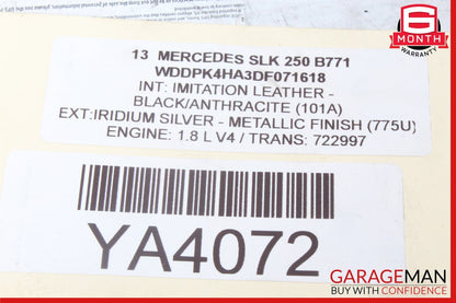 12-20 Mercedes R172 SLK250 SLC300 Rear Left Wheel Spindle Knuckle Hub Bearing