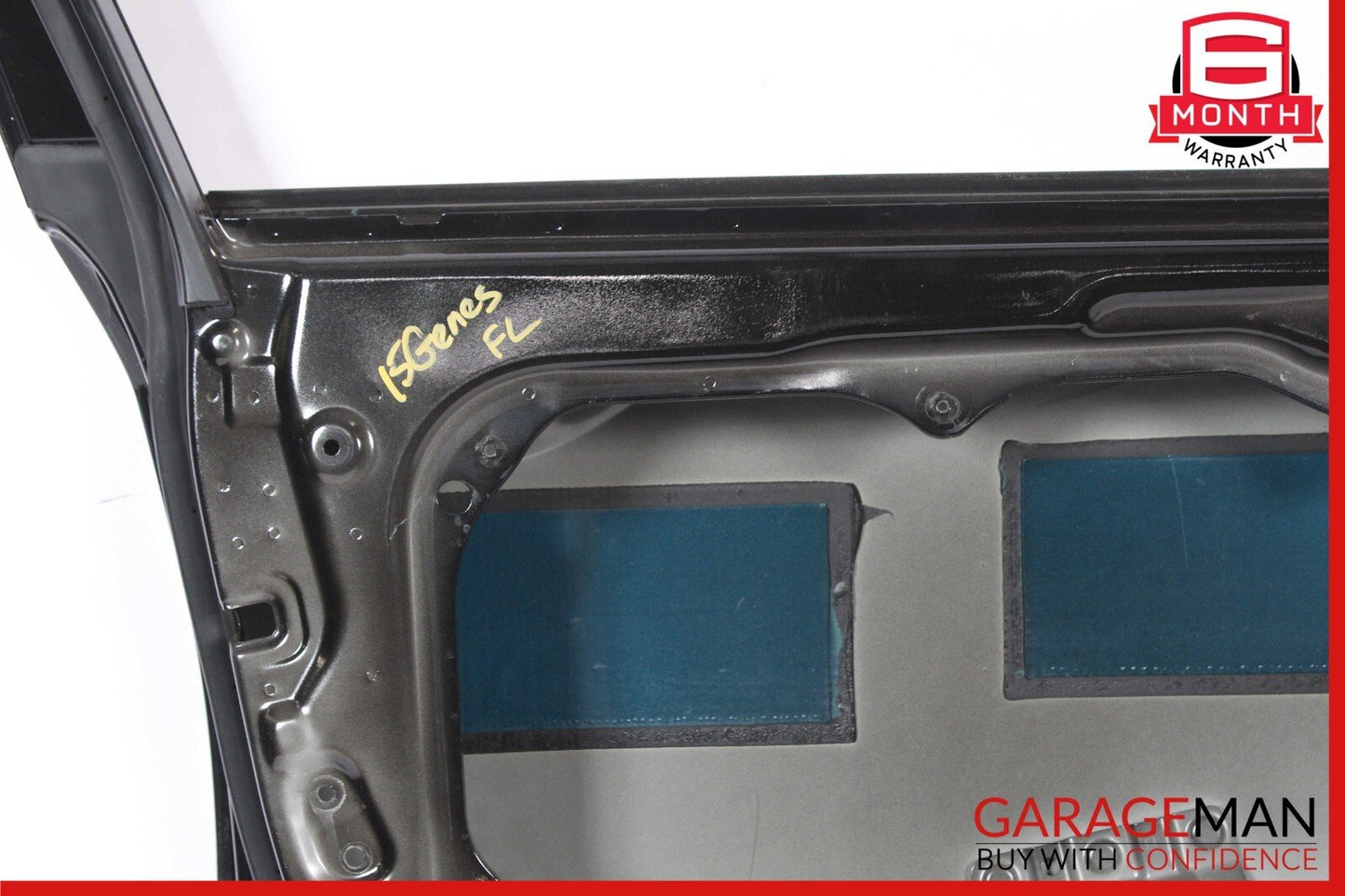 15-16 Hyundai Genesis Front Left Driver Side Door Shell Panel Black OEM