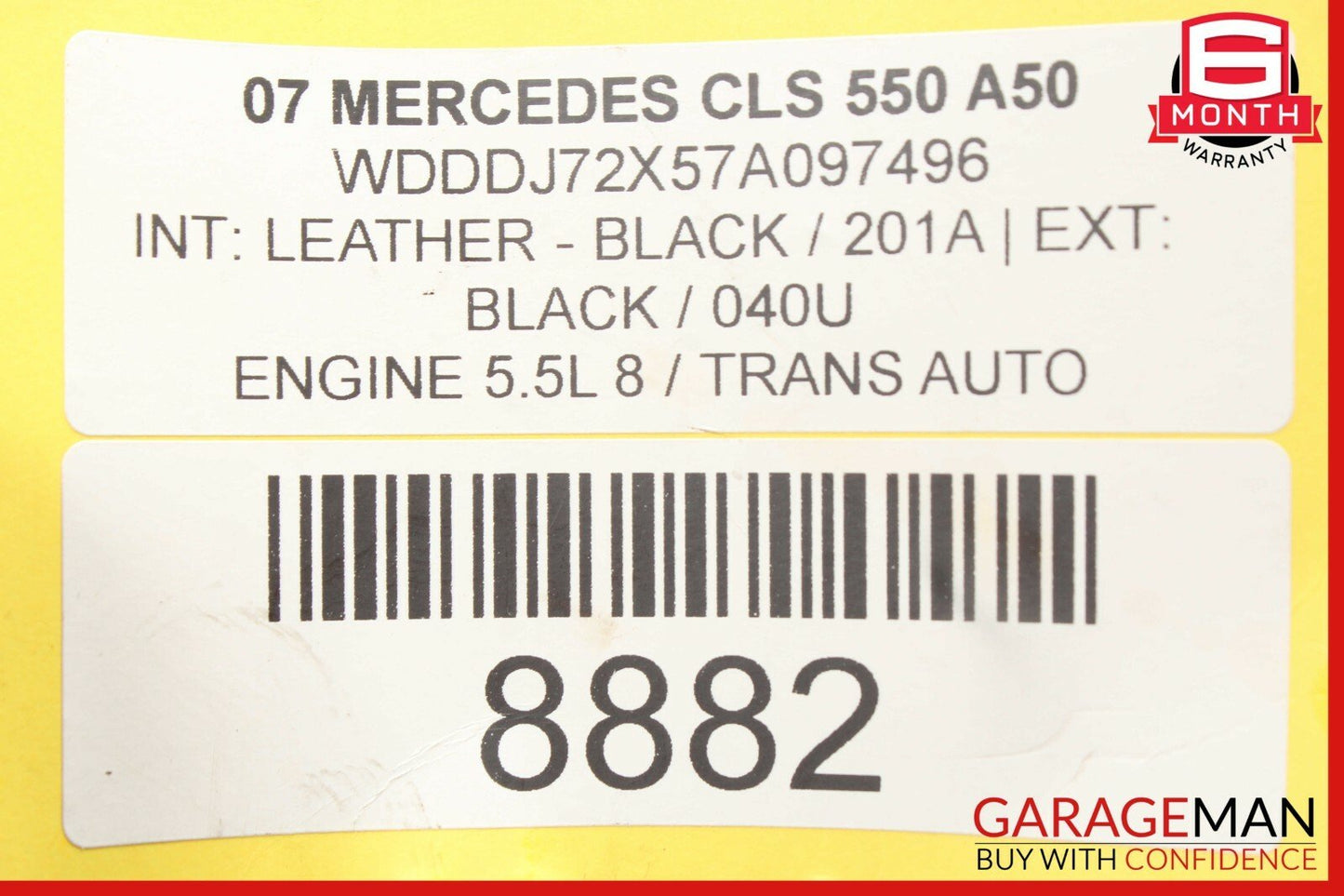 06-11 Mercedes W219 CLS500 Rear Right Passenger Side Door Lock Latch Actuator