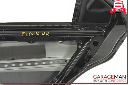 10-16 Mercedes W212 E350 Sedan Rear Right Side Exterior Door Shell Panel Black