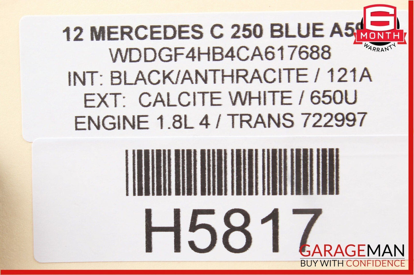 08-14 Mercedes W204 C250 C300 Rear Left Driver Side Door Controller Module