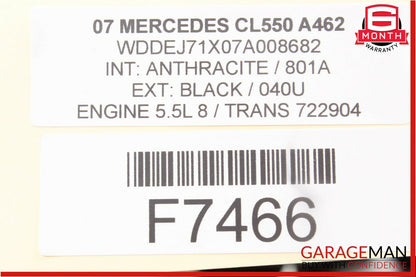 07-10 Mercedes W216 CL550 Front Right Under Seat Lower Storage Tray Compartment
