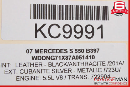 07-13 Mercedes W221 S550 CL550 Front Right Side Door Lock Latch Actuator OEM