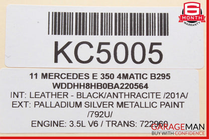 10-17 Mercedes W212 E350 4MATIC Front Left Side Exterior Door Handle Keyless Go