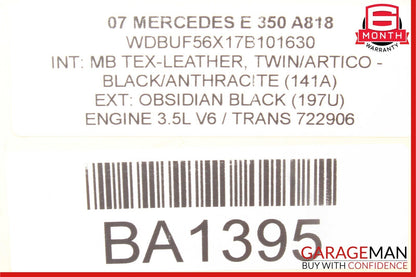 03-09 Mercedes W211 E350 E63 AMG Rear Left Driver Side Door Control Module Unit