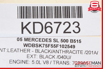 03-12 Mercedes R230 SL500 SL55 AMG Door Control Module Left Side 2308204726 OEM