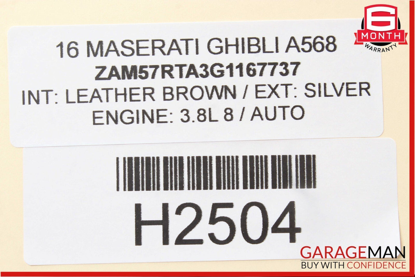 14-17 Maserati Ghibli Rear Left / Right Side Seatbelt Seat Belt Retractor Black