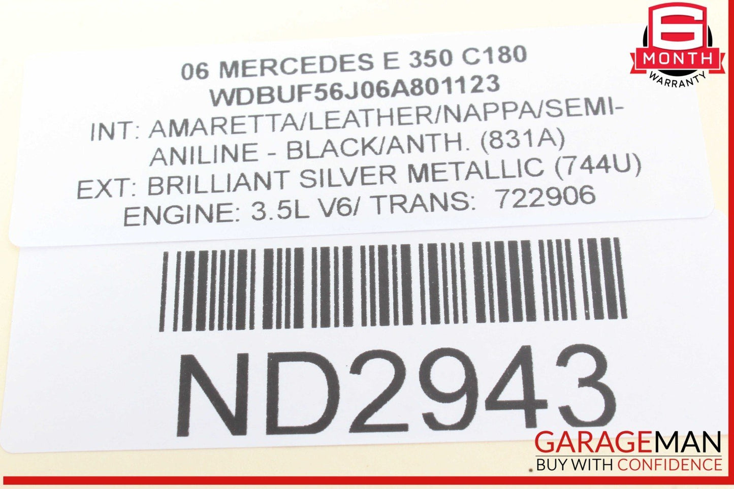 03-09 Mercedes W211 E350 E63 AMG Front Right Passenger Side Door Control Module