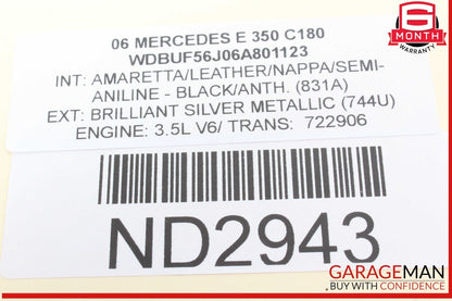 03-09 Mercedes W211 E350 E63 AMG Front Right Passenger Side Door Control Module