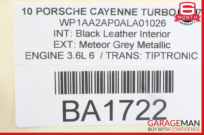 03-10 Porsche Cayenne 955 957 Front Left / Right Seat Adjustment Memory Module