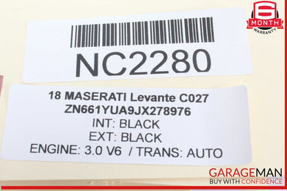 17-20 Maserati Levante Rear Left Driver Side Spindle Knuckle Hub w/ Rotor Disc