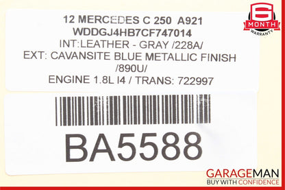 08-14 Mercedes W204 C250 C300 C350 RWD Floor Gear Shifter Shift Selector Box OEM