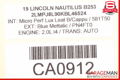 19-21 Lincoln Nautilus Dashboard Right Trim Cover Panel OEM