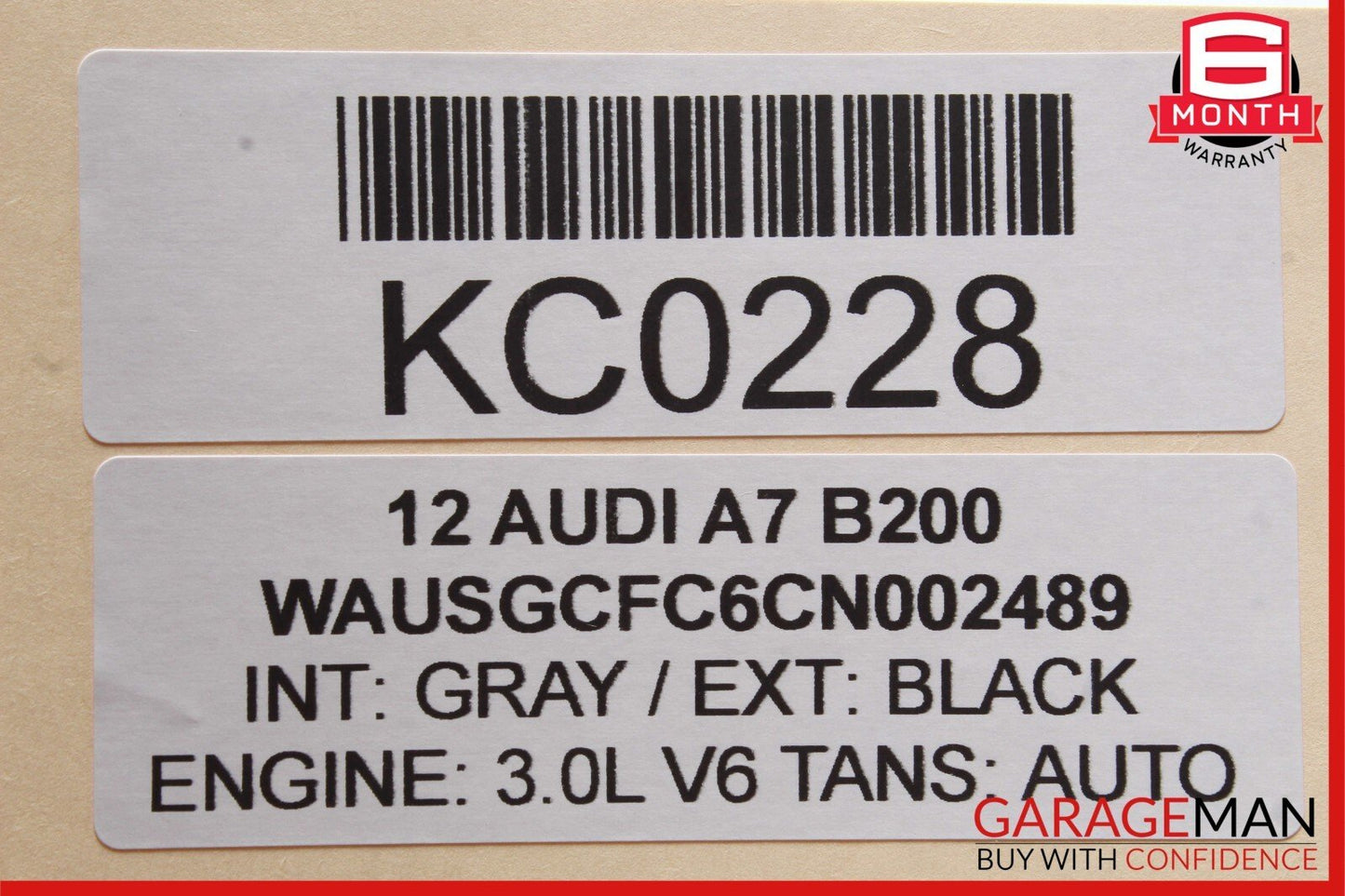 12-18 Audi A7 Windshield Washer Fluid Reservoir Tank Filler Neck Assembly OEM