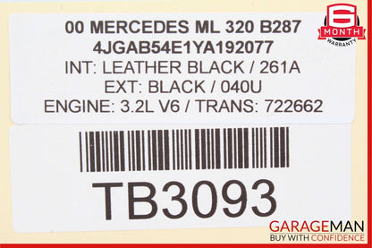 98-00 Mercedes ML320 E320 CLK320 Fuel Injector Injection Rail w/ Fuel Injectors
