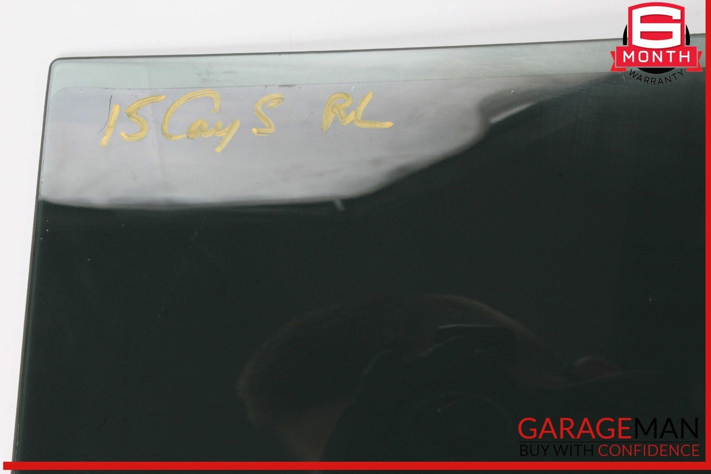 11-18 Porsche Cayenne 958 Rear Left Driver Side Door Window Glass OEM