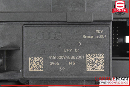 14-16 Audi SQ5 Ignition Starter Control Switch w/ Key 8K0909131D OEM